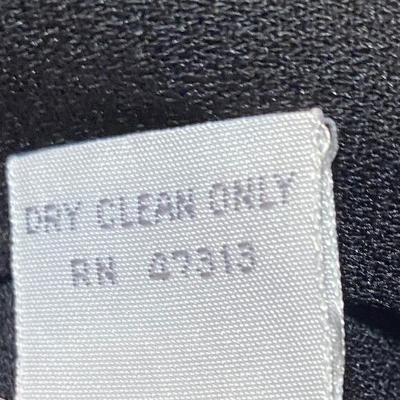 Vintage 90s Fit & Flare Mini Cocktail Dress Sequin Neck Strappy Open Back Black - Picture 8 of 8